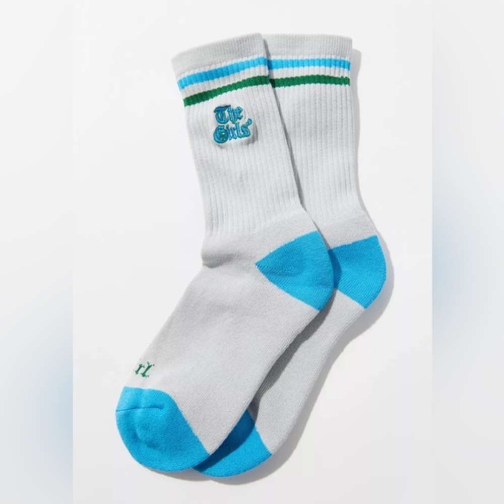 New🌟X-girl Old English Logo Crew Sock